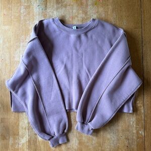 Amazhiyu Cropped Sweatshirt